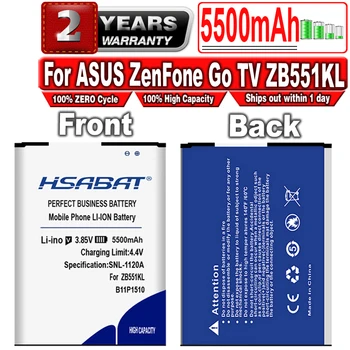 Батерията с голям капацитет HSABAT B11P1510 C11P1510 5500 mah за ASUS ZenFone Go TV ZB551KL X013DB