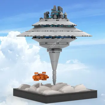 395 бр MOC Space Battle Series Cloud City Building Block Model Architecture САМ Creative Assemblys Детски играчки, Подаръци за Рожден Ден