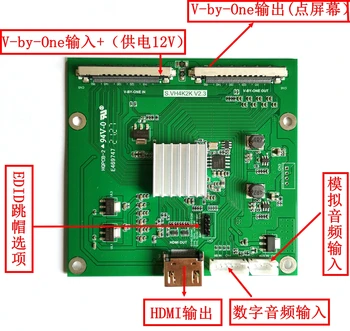 Такса V-by-One, за да се свържете към HDMI VB1/VBO на борда на HDMI адаптер поддържа изход с резолюция 4K2K 1080P