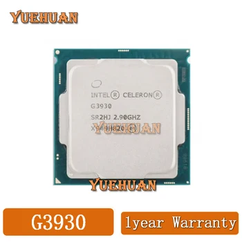 Двуядрен процесор Intel Celeron G3930 с честота 2,9 Ghz, 2 М Кеш-памет, тава SR35K LGA1151