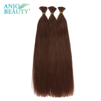 Обем на преките човешка коса, Плетене От естествена коса, Виетнамски косата Реми, Обем без вътък, 50 г Естествена коса За удължаване за жени