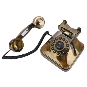 WX-3011 Старинен Ретро Телефон Стационарен Телефон, Тенис на Абоната Домашен Офис Телефон Преносим