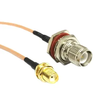 Удължител за безжична антена SMA Female to RP TNC Female Jack RG316 Коаксиален кабел 15 см 6 инча с косичкой