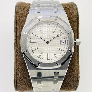 Мъжки осмоъгълен часовник с циферблат от неръждаема стомана, луксозни спортни маркови модни часовници, напълно автоматични и механични мъжки водоустойчив часовник