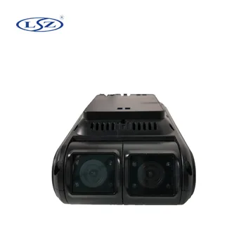 LSZ Нов Продукт 2 Канала Автомобилен Видеорекордер Blackbox H. 264 AHD 1080P Такси Van Двухобъективная Таблото камера с WiFi