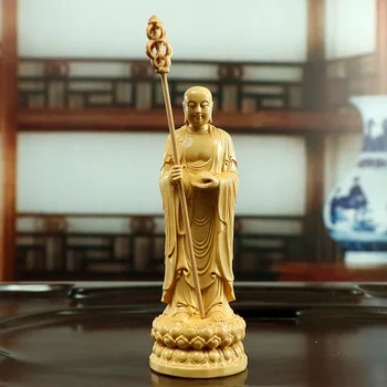 Бижута от чемшир, Дърворезба, Дизанг Бодхисатва, Началната Дневна, Статуя на Буда, ръчни занаяти, игра на занаяти