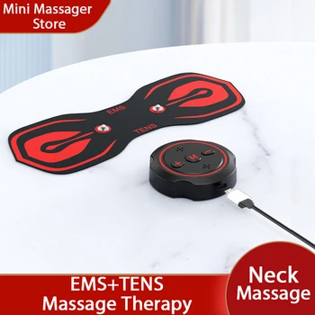 Помощ за масаж на врата ДЕСЕТКИ & EMS, Масажор, Магически помощ за облекчаване на мускулни болки, Специален масажен помощ за удобно носене