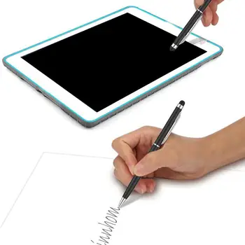 Емкостная дръжка Xiaogaoshi случайно цвят, дръжка за въвеждане на ръкописен текст с двойна употреба Samsung Pen, сензорна писалка с фина глава, гладка