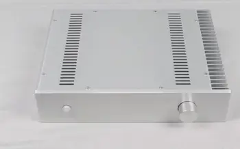 Дисперсия на радиатора от една страна BZ3207 изцяло алуминиев корпус усилвател на мощност с аудио усилвател DIY кутия шаси 320 * 70 * 248 мм