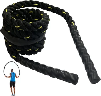 Тежка скачане на въже за фитнес, кроссфит, бойни въжета, които подобряват силата, фитнес оборудване за фитнес зала, оборудване за отслабване