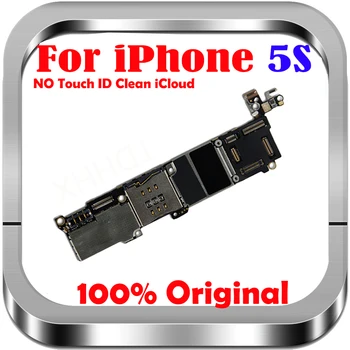 Дънна платка 16GB 32GB 64GB за iPhone 5s Безплатна iCloud, Оригинална Заводска отключване за дънната платка iPhone 5s без Touch ID