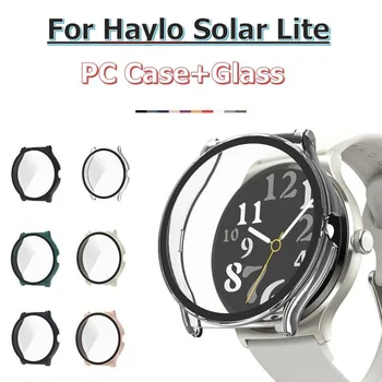За смарт гривна Haylo Solar Lite, аксесоари за часовници, защитен калъф, Стъклена фолио за екрана часа, рамка Solar Lite, bezel