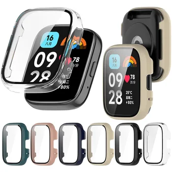 Пълен калъф за Redmi Watch3 Active SmartWatch, аксесоари, рамкови калъфи за Redmi watch3 lite, защита на екрана