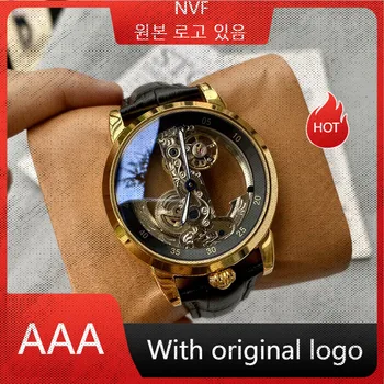 Мъжки часовник NVF 904l от неръждаема стомана, автоматични механични часовника 42 мм-PH